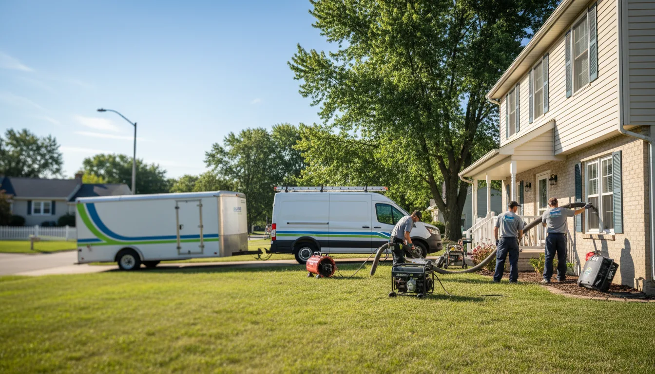 Flooded Basement Restoration And Cleanup With Repair in Mason City, IA near me